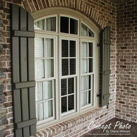 Ekena Millwork Exterior 3 Composite PVC Board-N-Batten Shutter Pair | Wayfair Window Shutters ...