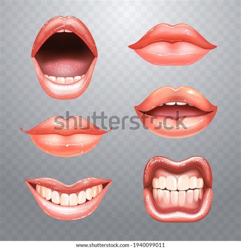 Shining Beautiful Female Nude Lips Shutterstock