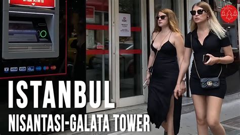 Nisantasi Luxury District Galata Tower Istanbul Turkey Walking Tour