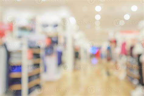 modern clothing store interior blur abstract defocused background with ...