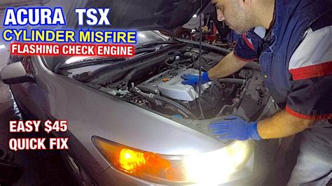 Acura Tsx Cylinder Misfire P Ignition Coil Change Quick Easy Fix