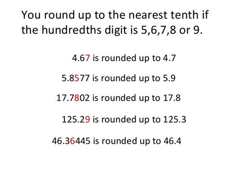 Rounding To The Nearest Tenth Calculator