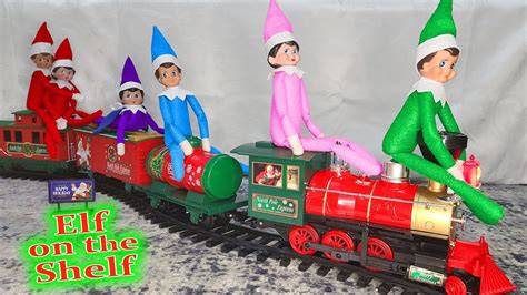 Prankster Elf On The Shelf Takes Rides The Train Day 20 Youtube