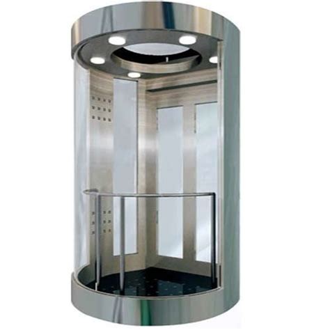 Global Lifts Stainless Steel Automatic Capsule Elevator For Malls