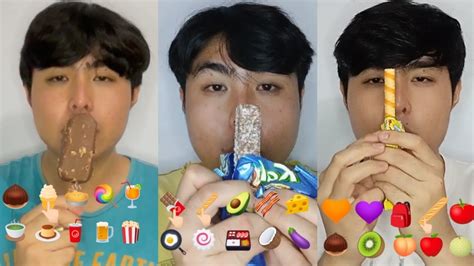 Asmr Emoji Food Challenge Request 🌰🧀🧇🌭🫔🍲🍙🫕 Eating Sounds Youtube