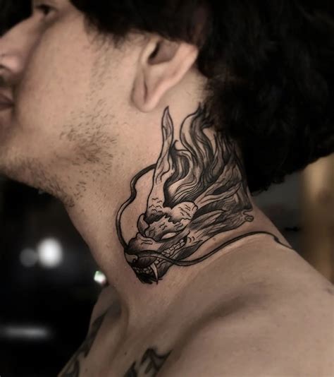 Side Neck Tattoos For Men