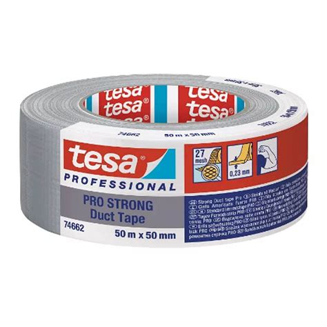 Cinta Americana Tesa Pro 74662 Strong Duct Tape 50m 50mm Gris Precio