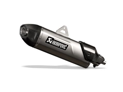 Sistema Di Scarico Terminale Akrapovic S T So Hja In Titanio Triumph