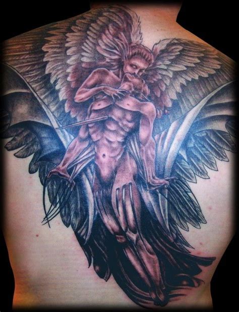 36 best Angels Vs Demons Tattoo Flash images on Pinterest | Demon tattoo, Satanic tattoos and ...