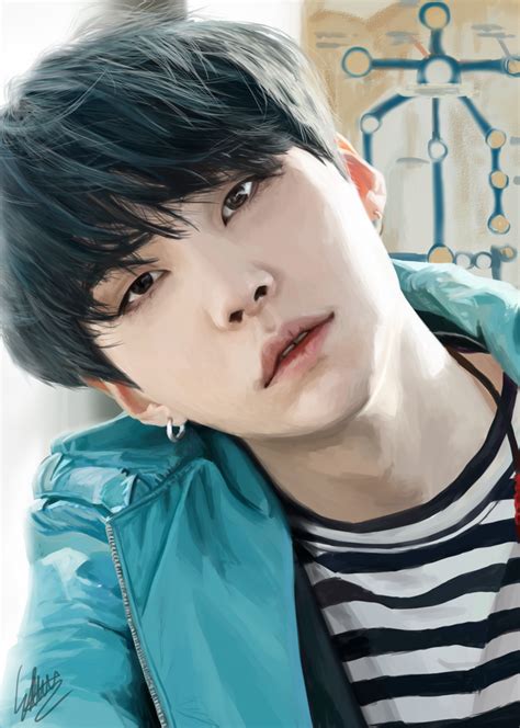 Bts Suga Speedpaint By Rilemee On Deviantart