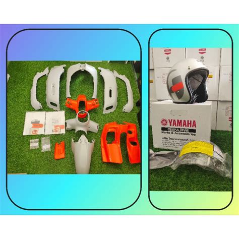 Fazzio Fairings White Set Yamaha Genuine Parts | Shopee Philippines