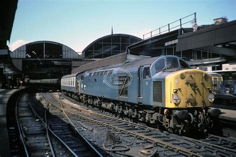 The Transport Library Br British Rail Diesel Locomotive Class 40 40052 At York Mpd In 1981