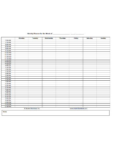 32+ Sample Day Planner in PDF | Google Docs | MS Word | Apple Pages