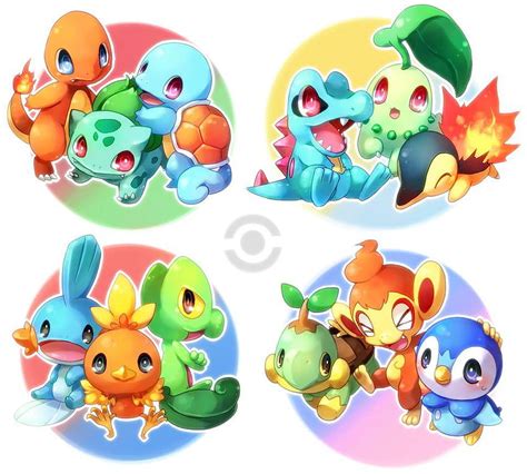 Pokemon Starters Hd Wallpaper Pxfuel