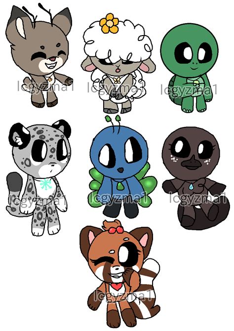 Smiling critters adopts: closed by lcgyzma1 on DeviantArt