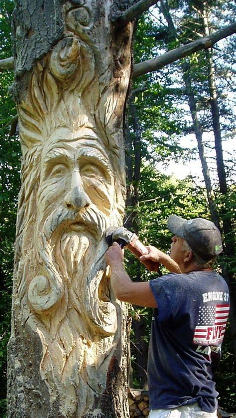 Custom Tree Art Having A Dead Tree Made Into Garden Art Also Creates A Home For All Sorts Of