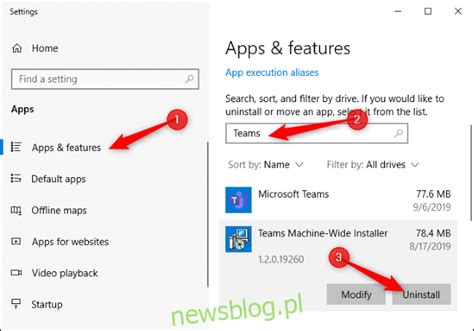 Jak Trwale Odinstalowa Aplikacj Microsoft Teams W Systemie Windows