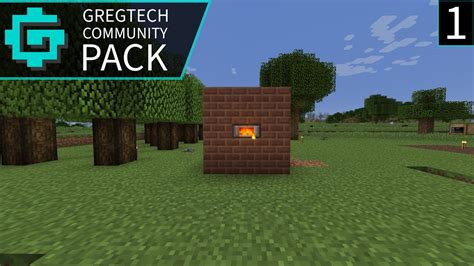 Gregtech Community Pack Episode 1 Steam Age Starter Youtube