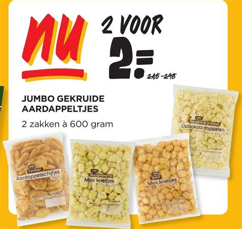 JUMBO GEKRUIDE AARDAPPELTJES Aanbieding Bij Jumbo