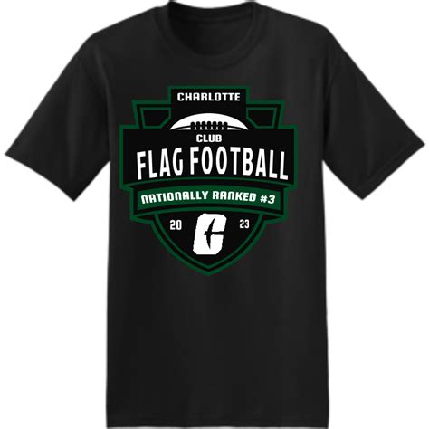 UNCC FLAG Men's 50/50 Cotton/Polyester T-Shirts Hanes 5170