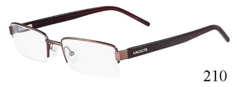 Buy Lacoste Eyewear L2110 Semi Rimless / Half Frame Prescription Eyeglasses