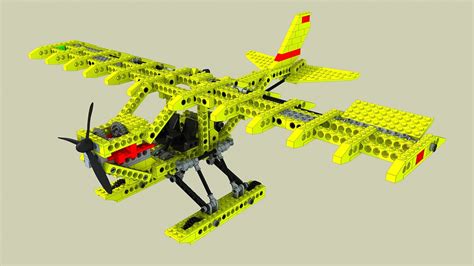 3d Model Lego Technic Plane