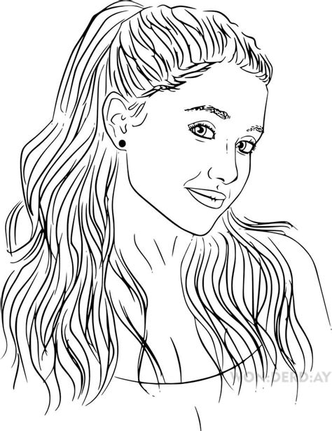 Ariana Grande Logo Coloring Pages