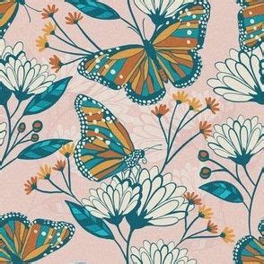 Shop Over Million Fabric Designs Spoonflower Retro Illustration