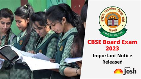 Cbse Board Exam Important Notice Released About Th Th