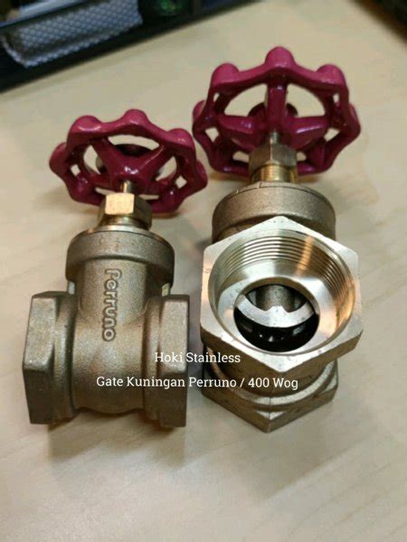 Jual Gate Valve Kuningan Perruno Drat 2 50 Inch Brass Perruno