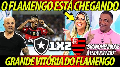 O FLAMENGO ESTÁ CHEGANDO RENATA FAN e DENILSON RASGAM ELOGIOS ao