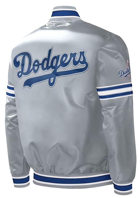 Los Angeles Dodgers Slider Gray Varsity Jacket Gvj