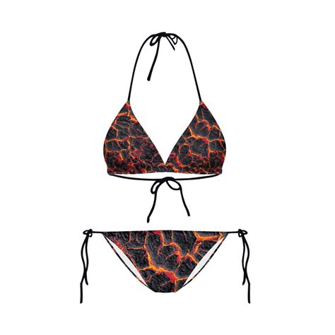 GYUJNB Womens Triangle Bikini Sets High Cut Tie Side 2 Piece Bathing