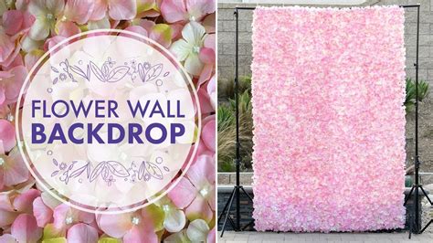 How To Make A Roll Up Flower Wall Backdrop Best Flower Site