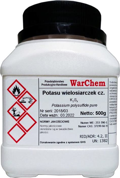 Drobne Akcesoria Medyczne Warchem Wielosiarczek Potasu G Ceny I