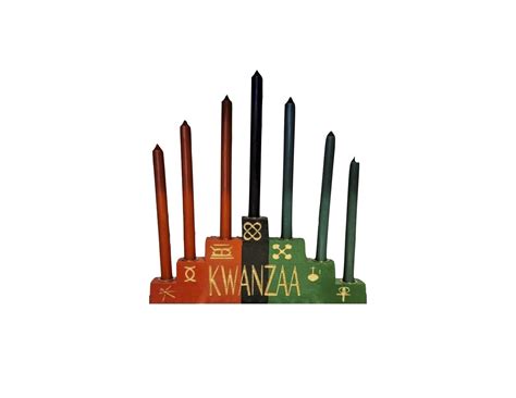 Kwanzaa Kinara -Seven Symbols of Kwanzaa