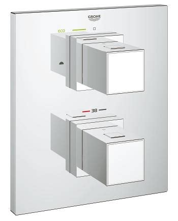 Grohtherm Cube Fa Ade Pour Mitigeur Thermostatique Sorties Pour Bain