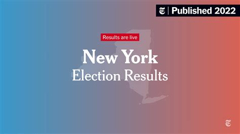 New York Election Results 2022 - The New York Times