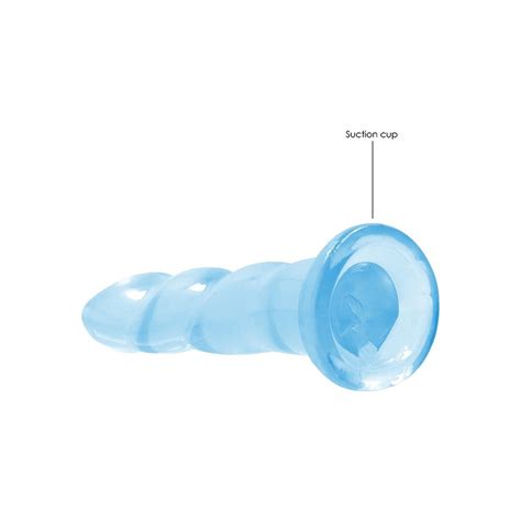 Realrock Dildo Efecto Gelatina Cm Blue