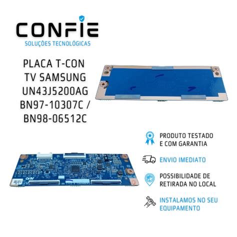 Placa T Con Tv Samsung Un43j5290ag Bn97 10307c Bn98 06512c Nova