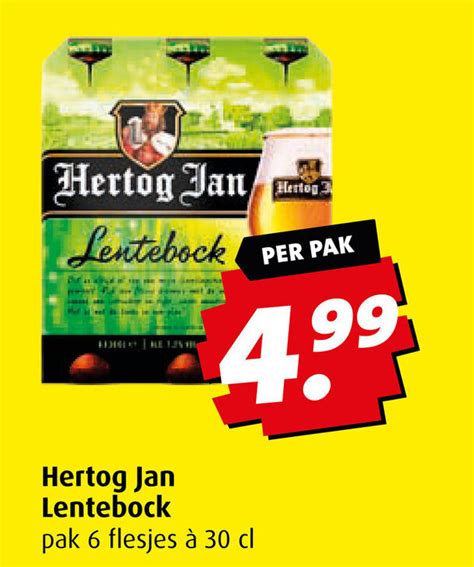 Hertog Jan Lentebock Pak Flesjes A Cl Aanbieding Bij Boni