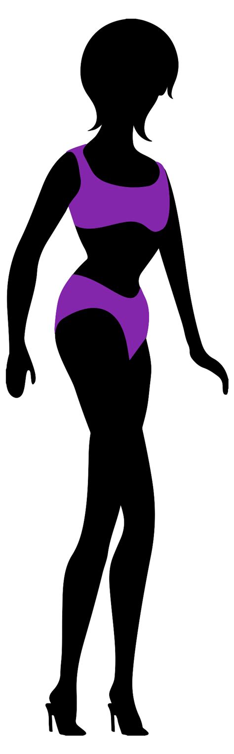 Download Ff00ff Silhuette Of Woman In Bikini Svg Freepngimg