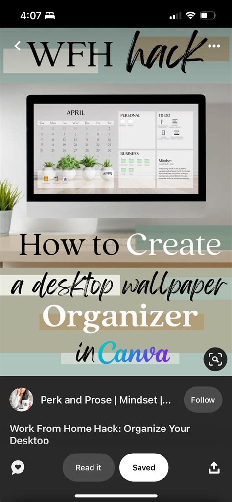 Pin By Emily Freidman On Canva Desktop Wallpaper Organizer Desktop