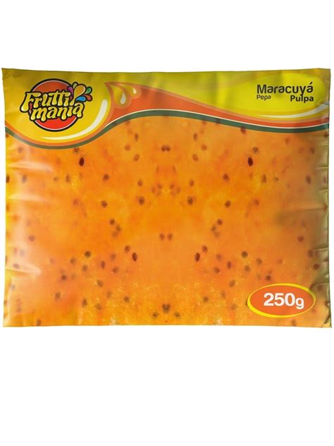 Frutti Mania Passion Fruit With Seeds Pulp Pulpa De Maracuya Con