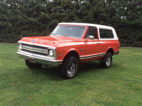 1969 Cst Blazer Original Paint Survivor 4x4 74000 Original Miles For Sale