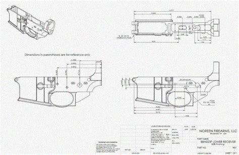 How long is an AR 15 lower receiver?