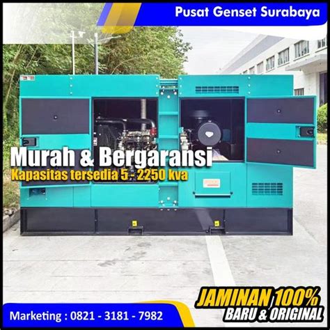 Jual JUAL GENSET SILENT CUMMINS 50 KVA 60 KVA 80 KVA 100 KVA 135 KVA