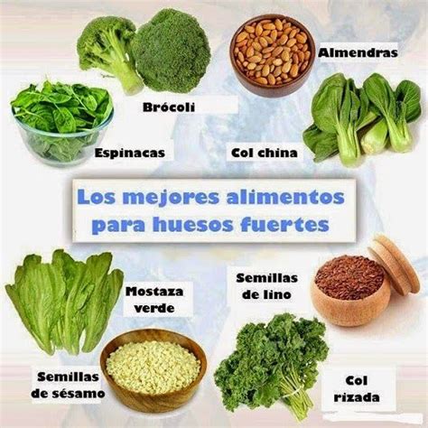 TU SALUD Y BIENESTAR 8 Alimentos Para Tener Huesos Fuertes Y Sanos