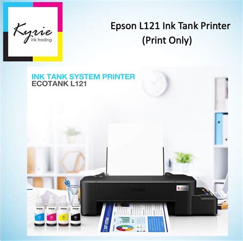 Epson L121 Ink Tank Printer Print Only Lazada Ph