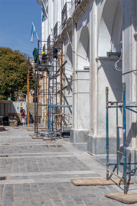 Cabildo De La Ciudad Meticulosos Trabajos De Recuperaci N De Placas De